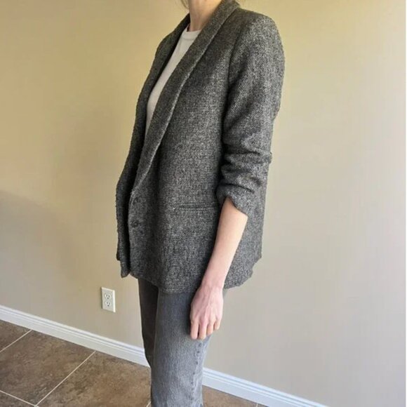 Rachel Comey Grey Wool Blazer, Size 4, Vintage, Jacket, Fall - Picture 5 of 13